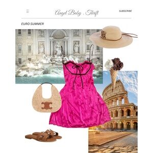 *SOLD* Y2K / 90s Vintage Summer Betsey Johnson Lace Ribbon Babydoll Slip Dress